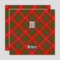 Clan Bruce Tartan Invitation