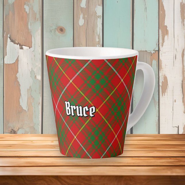 Clan Bruce Tartan Latte Mug (Creator Uploaded)
