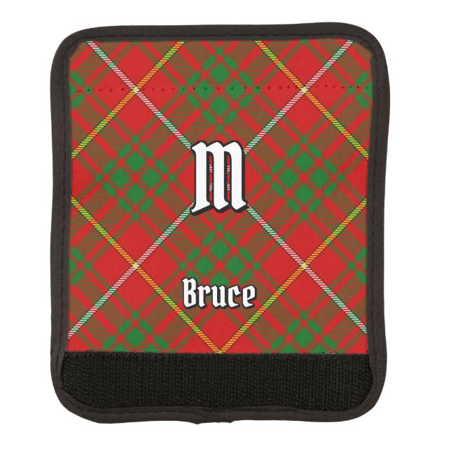 Clan Bruce Tartan Luggage Handle Wrap (Front)
