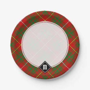 Clan Bruce Tartan Paper Plates