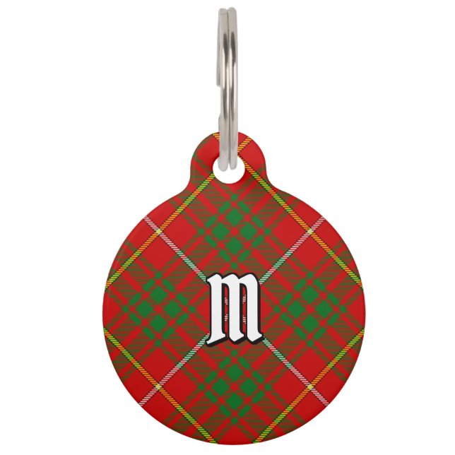 Clan Bruce Tartan Pet ID Tag (Front)