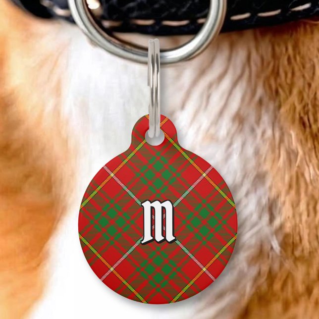 Clan Bruce Tartan Pet ID Tag (Creator Uploaded)