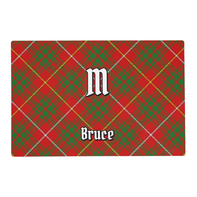 Clan Bruce Tartan Placemat (Front)
