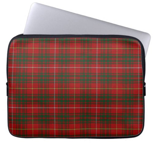 Clan Bruce Tartan Plaid Laptop Cover