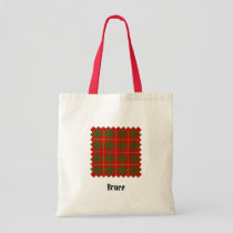 Clan Bruce Tartan Tote Bag