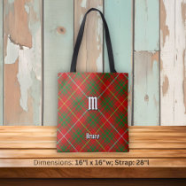 Clan Bruce Tartan Tote Bag
