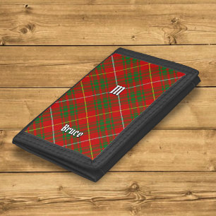 Clan Bruce Tartan Trifold Wallet