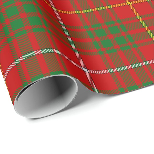 Clan Bruce Tartan Wrapping Paper (Roll Corner)