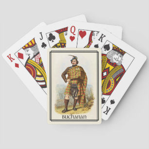 Clan Buchanan Classic Scotland Poker Cards
