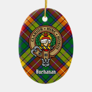 Clan Buchanan Crest Ceramic Ornament