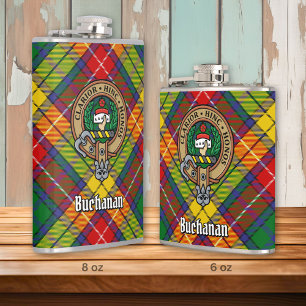 Clan Buchanan Crest Flask