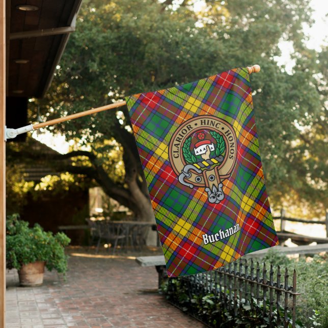 Clan Buchanan Crest House Flag (In SItu)