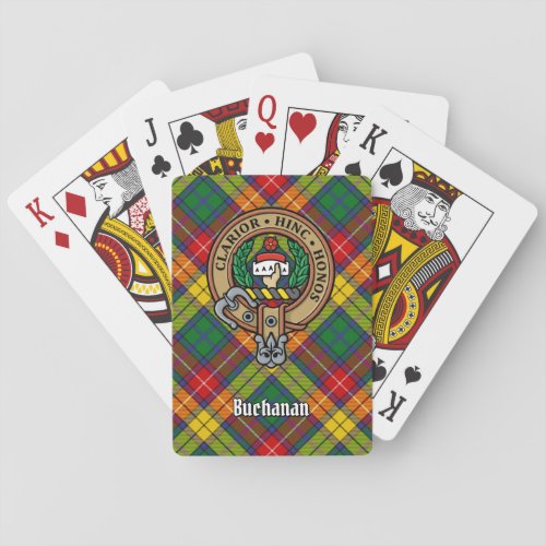 Clan Buchanan Crest Poker Cards