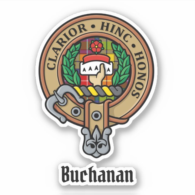Clan Buchanan Crest Sticker (Front)
