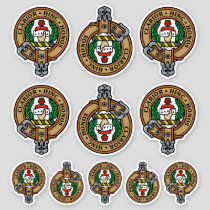 Clan Buchanan Crest Sticker Set