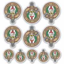 Clan Buchanan Crest Sticker Set