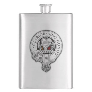 Clan Buchanan Crest & Tartan Flask