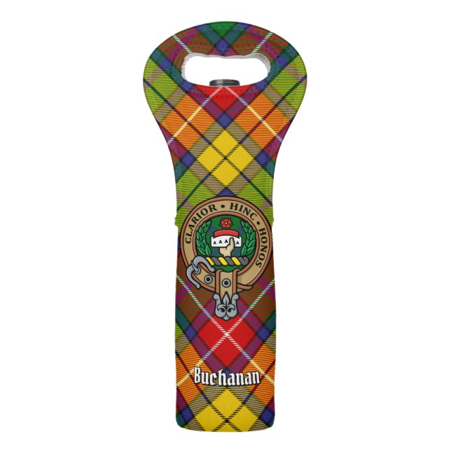 Clan Buchanan Crest Wine Bag (Front)