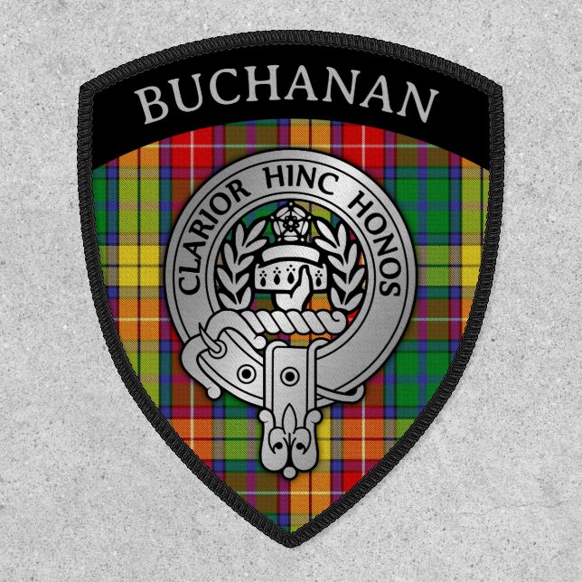 Clan Buchanan [EDIT] Crest & Tartan Patch (Front)