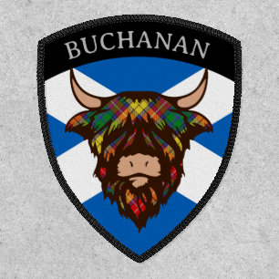 Clan Buchanan [EDIT] Tartan Coo Patch