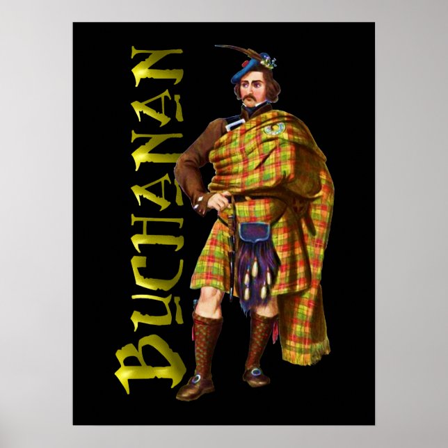 Clan Buchanan Scottish Highland Dream Poster (Front)