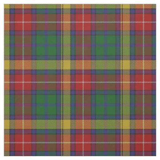 Clan Buchanan Scottish Tartan Plaid Fabric