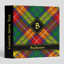 Clan Buchanan Tartan 3 Ring Binder