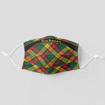 Clan Buchanan Tartan Adult Cloth Face Mask