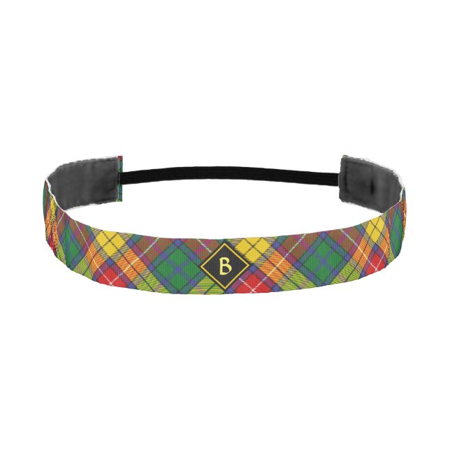 Clan Buchanan Tartan Athletic Headband (Front)