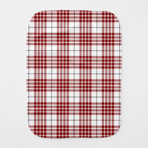 Clan Buchanan Tartan Baby Burp Cloth
