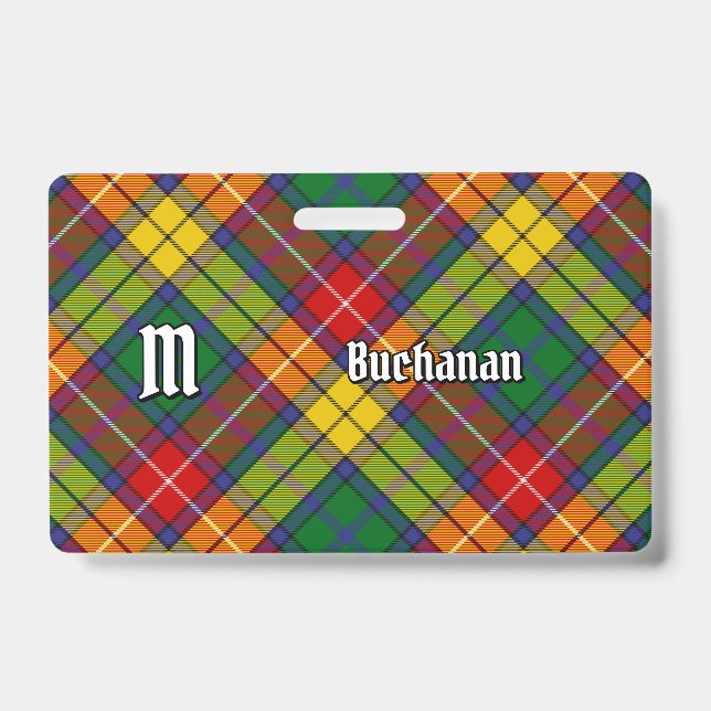 Clan Buchanan Tartan Badge (Front)