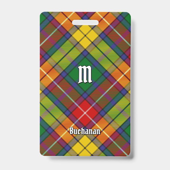 Clan Buchanan Tartan Badge (Front)