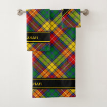 Clan Buchanan Tartan Bath Towel Set