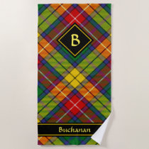 Clan Buchanan Tartan Beach Towel
