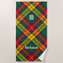 Clan Buchanan Tartan Beach Towel