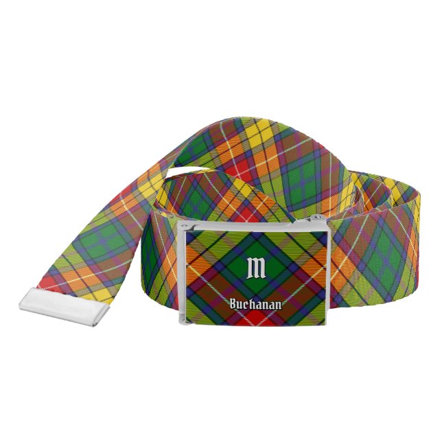 Clan Buchanan Tartan Belt (Snake)