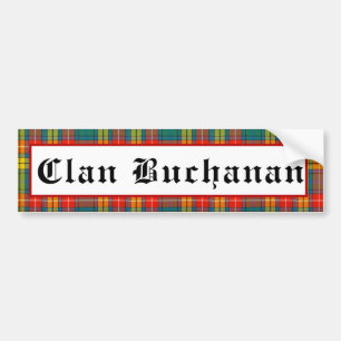 Clan Buchanan Tartan Bumper Sticker