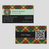 Clan Buchanan Tartan Business Card