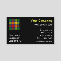 Clan Buchanan Tartan Business Card