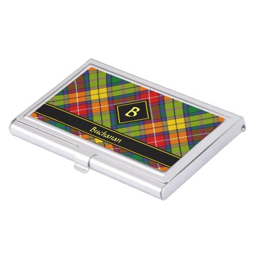 Clan Buchanan Tartan Business Card Case