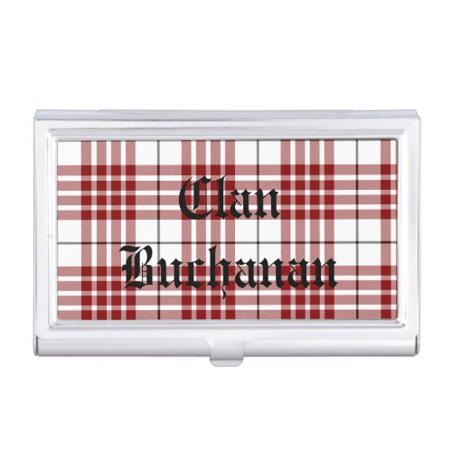 Clan Buchanan Tartan Business Card Holder