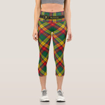 Clan Buchanan Tartan Capri Leggings