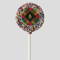 Clan Buchanan Tartan Chocolate Covered Oreo Pop