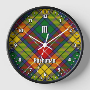 Clan Buchanan Tartan Clock