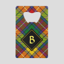 Clan Buchanan Tartan Credit Card Bottle Opener