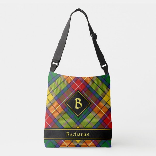 Clan Buchanan Tartan Crossbody Bag (Front)