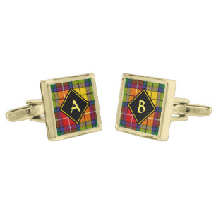 Clan Buchanan Tartan Cufflinks