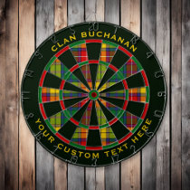 Clan Buchanan Tartan Dart Board