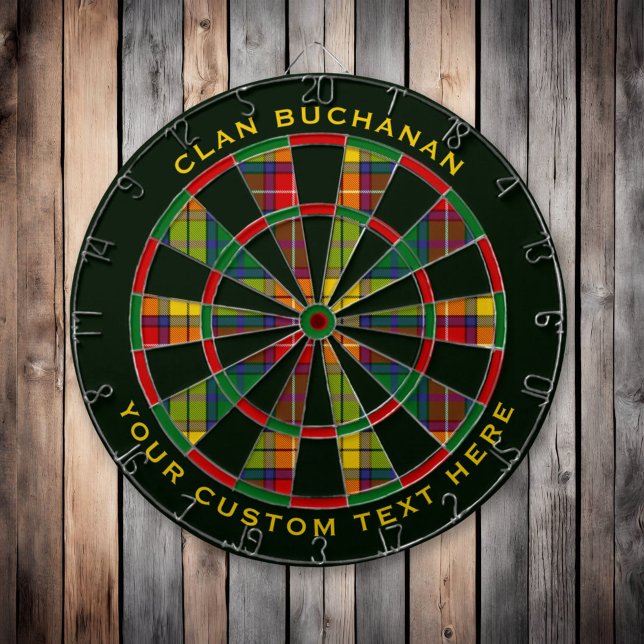 Clan Buchanan Tartan Dart Board (Creator Uploaded)