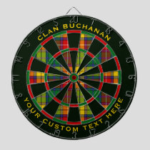 Clan Buchanan Tartan Dart Board